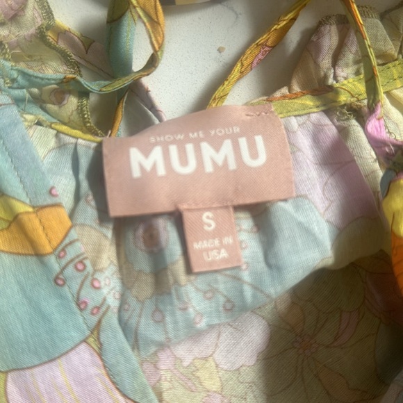 Show Me Your Mumu Cait Midi Dress Groovy Blooms - Picture 5 of 5